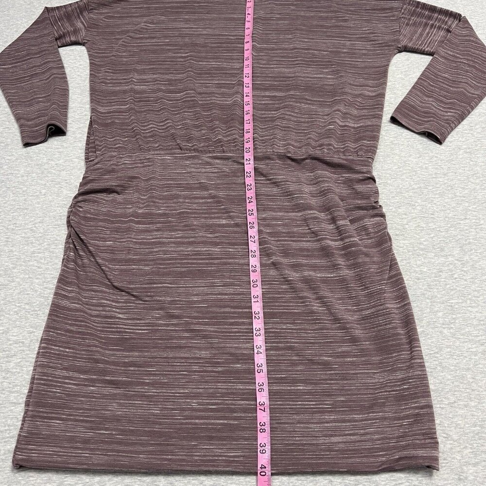 Athleta Avenues Dress Women Extra Large Purple Jersey Tee Soft Cozy Athleisure - Picture 11 of 13